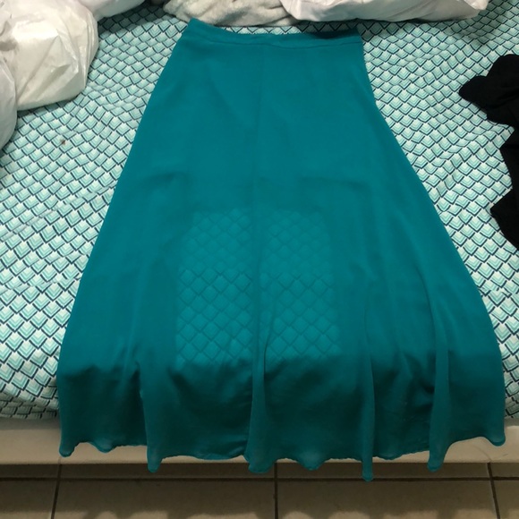 Aqua Skirt - Picture 2 of 2